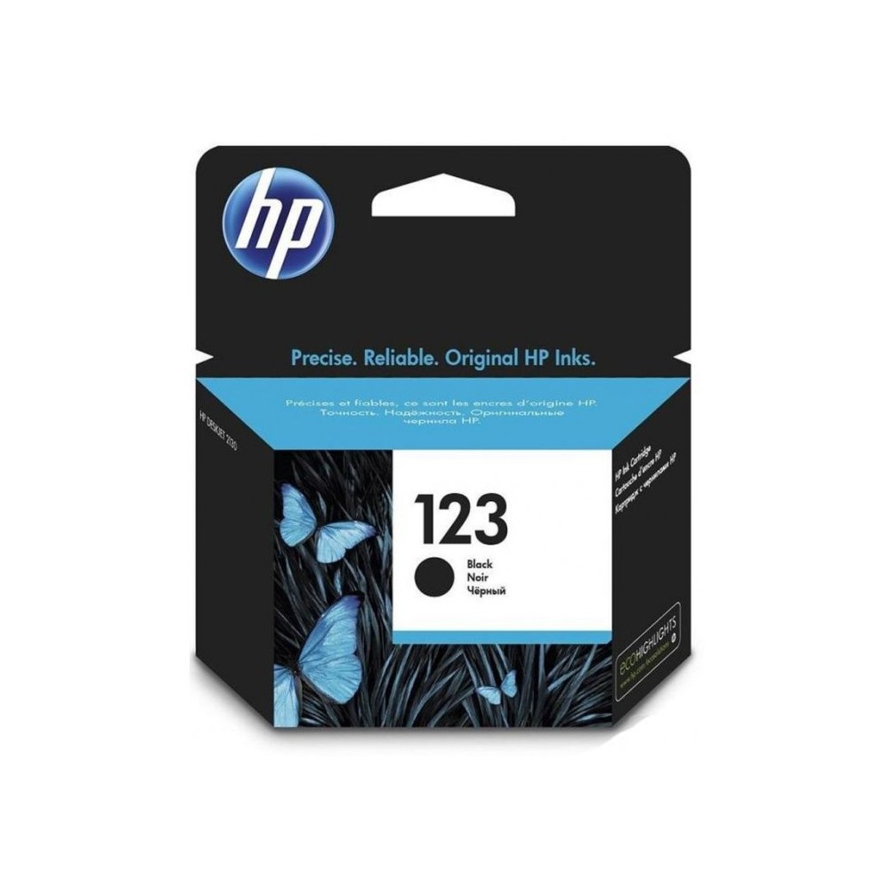 HP 123 CARTOUCHE D'ENCRE ORIGINALE -BLACK