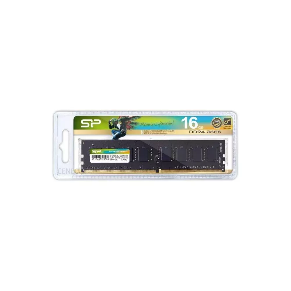 Barette Memoire Dimm 16Go DDR4 2666MHz PC4-21300 SiliconPower