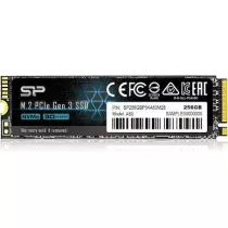 DISQUE DUR INTERNE SILICON POWER PCIE GEN3X4 256GO SSD NVME M.2