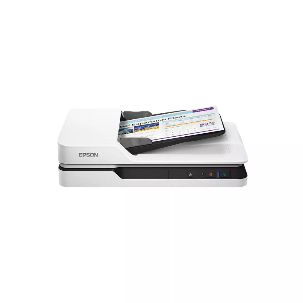 SCANNER À PLAT EPSON WORKFORCE DS-1630 A4 RECTO-VERSO-BLANC