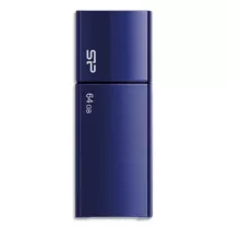 SILICON POWER Clé USB 2.0 rétractable U05 Bleue 64Go