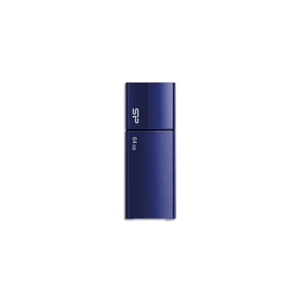 SILICON POWER Clé USB 2.0 rétractable U05 Bleue 64Go