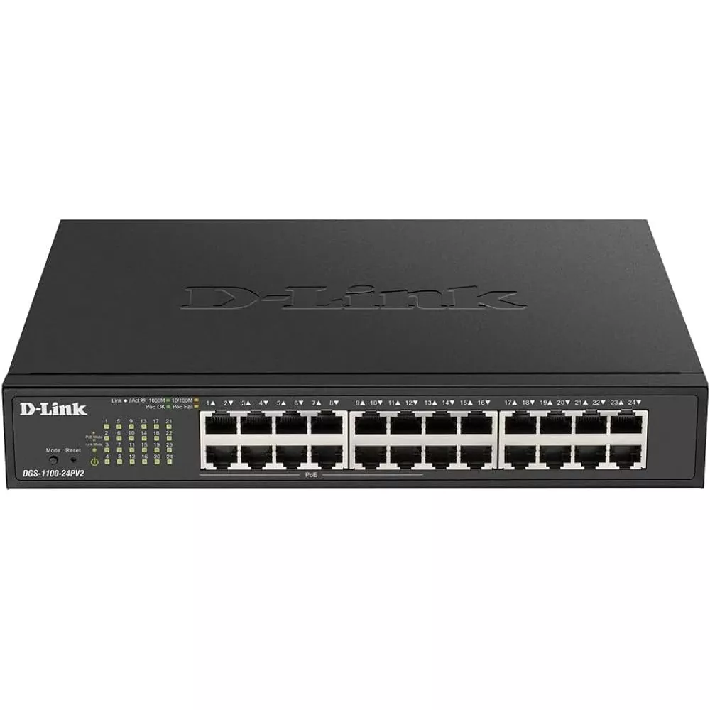 Switch Ethernet Gigabit D-link 24ports DGS-1100-24P