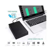 Boîtier disque COMBO 2EN1 SSD/HDD 3.5-2.5 USB2.0