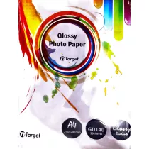 RAME PAPIER PHOTO 140GR 50P A4 GLOSSY DOUBLE FACE