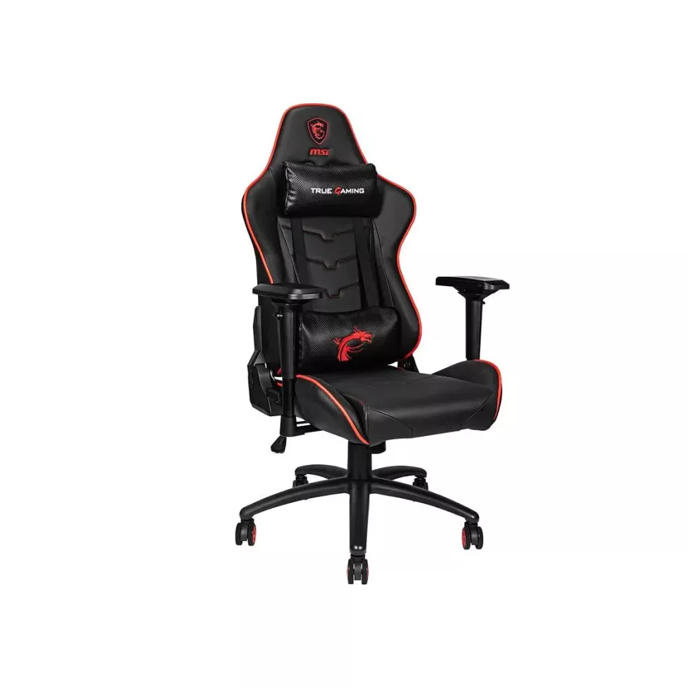 Chaise Gaming MSI Mag CH120X En Cuir PVC Avec Accoudoirs - Noir & Roug