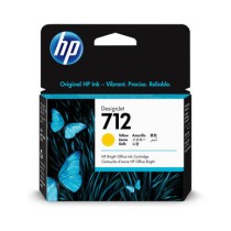 HP 712 CARTOUCHE ORIGINALE  D'ENCRE DESIGNJET  YELLOW/CYAN/MAGENTA