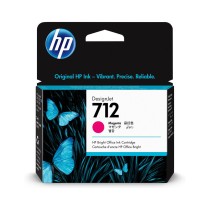 HP 712 CARTOUCHE ORIGINALE  D'ENCRE DESIGNJET  YELLOW/CYAN/MAGENTA