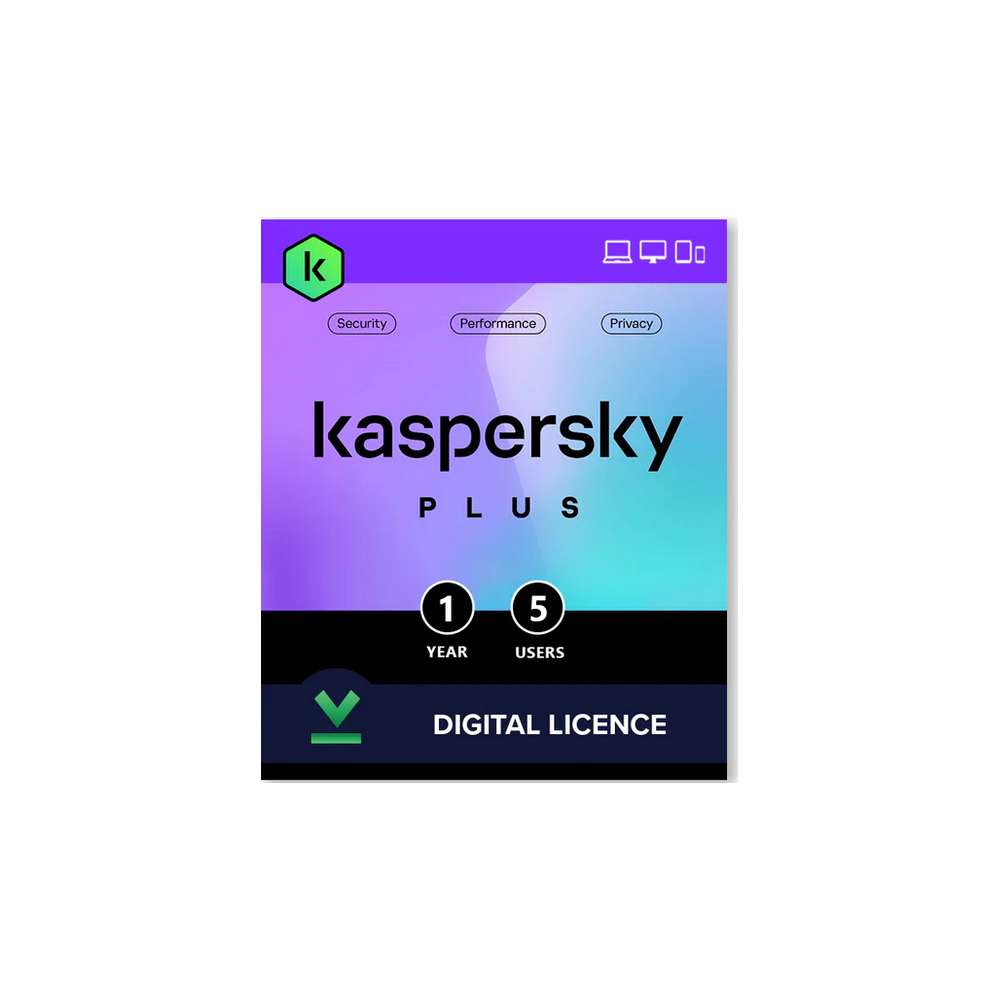 KASPERSKY PLUS 5 POSTES  1 AN